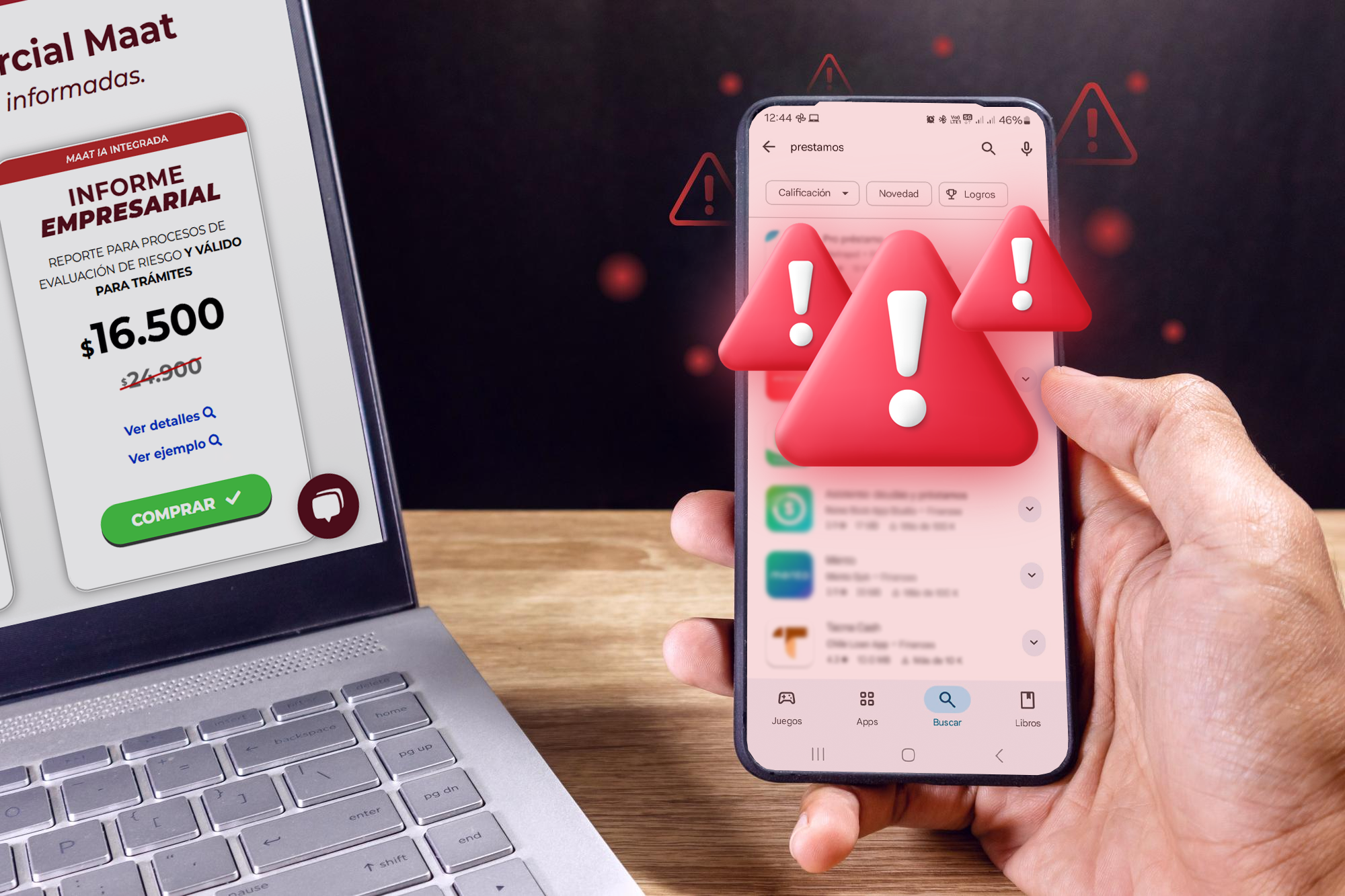 Préstamos con deudas impagas y morosidades en el Boletín Comercial. Informes comerciales Maat Chile les permite acceder a una herramienta para evitar que tus morosidades crezcan. Te aconsejamos evitar las Aplicaciones de préstamos y créditos informales.
