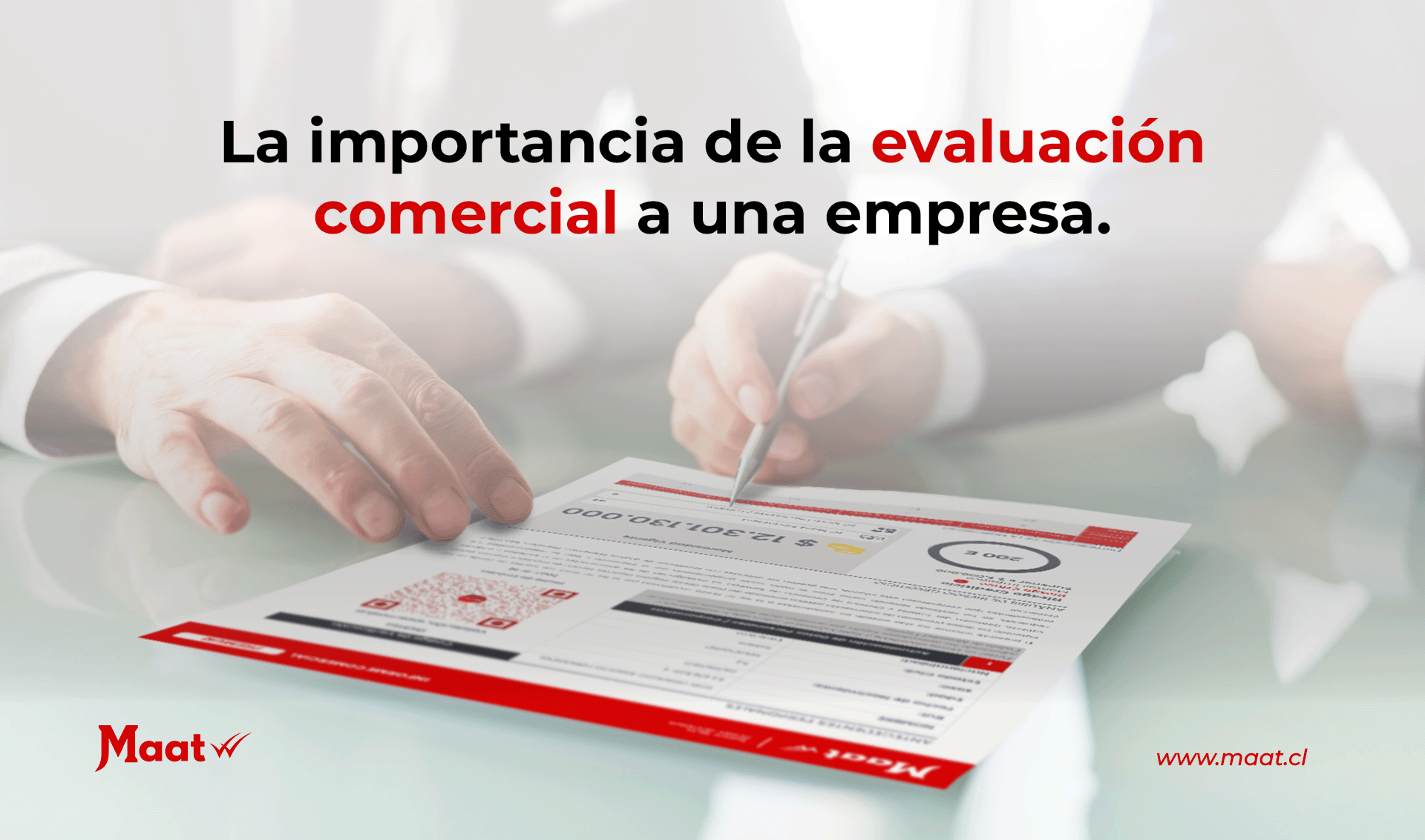 Evaluación comercial de una empresa y análisis de riesgo comercial